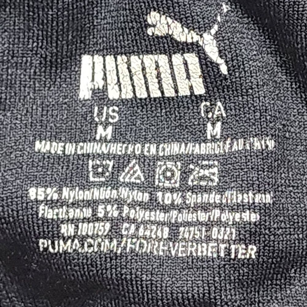 Puma Women's Seamless Sports Running Yoga Bra Black/Gray Sizes Medium - Picture 7 of 7